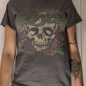 Grey poison band shirt